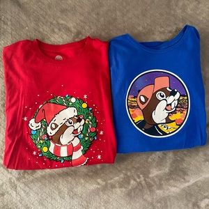 2 Buccee’s T-shirts